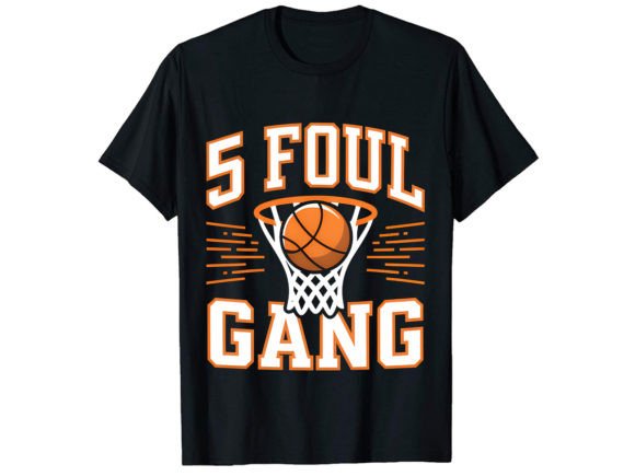 5 Foul Gang T-Shirt Design