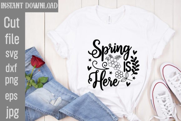 Spring is Here SVG Cut File Freebies