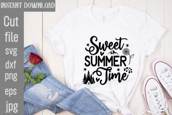 Sweet Summer Time SVG Cut File and Freebies