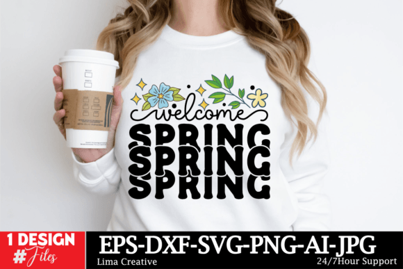Welcome Spring SVG Design – Freebies with Seasonal Flair