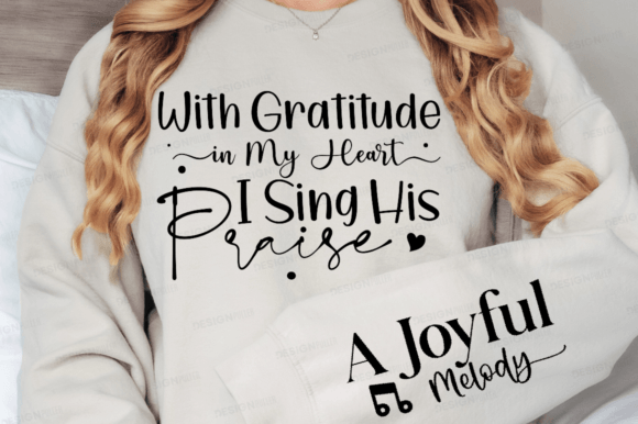 With Gratitude in My, Religious SVG